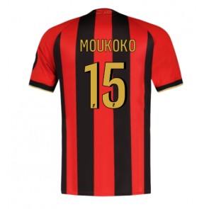 OGC Nice Youssoufa Moukoko #15 Domácí Dres 2024-25 Krátký Rukáv